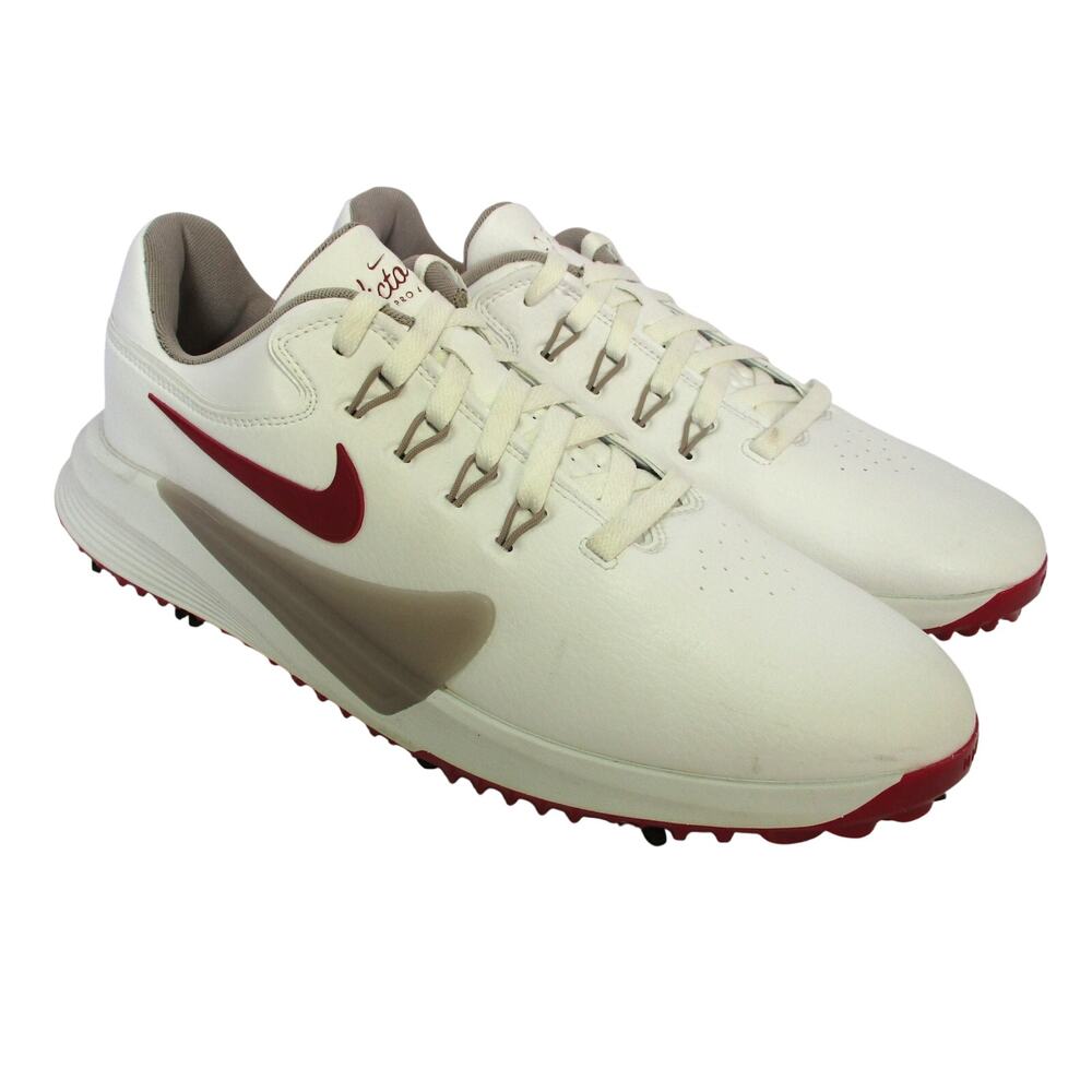 New NIKE Victory Pro Men's Sz 11 EU 45 Golf Shoes Summit White Team Red